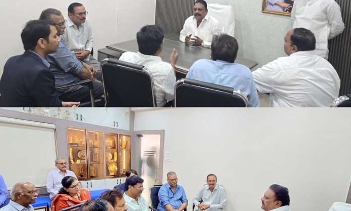 MLA Prakash Goud Assures Justice to 450 Families in Madhu Park Ridge Musi Row