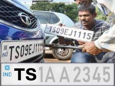 Telangana requires QR code reflective tapes on transport vehicles