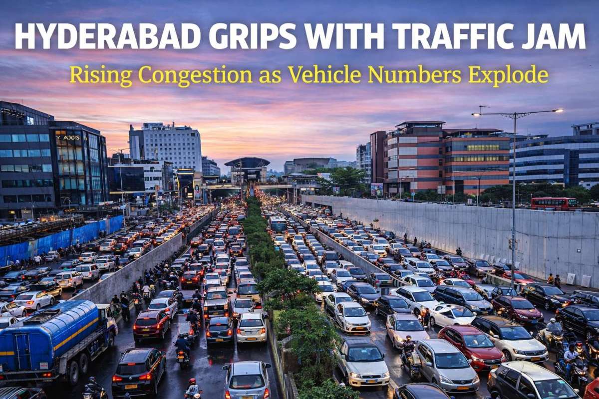 Hyderabad Faces Growing Traffic Gridlock as Vehicle Numbers Surge
