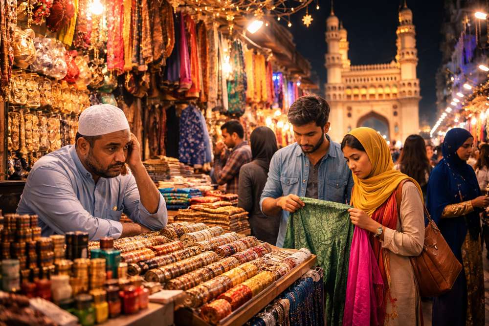 Ramzan Shopping Slows in Hyderabad as Gulf Uncertainty Impacts Spending