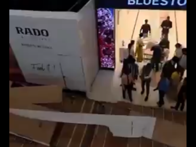 Ceiling Boards Collapse at Lake Shore Mall Kukatpally, Shoppers Injured