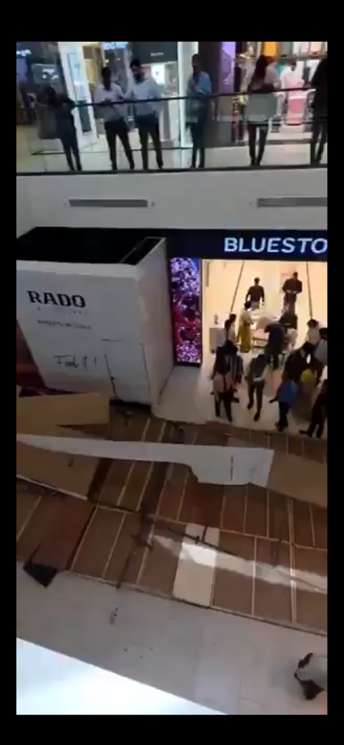 Ceiling Boards Collapse at Lake Shore Mall Kukatpally, Shoppers Injured
