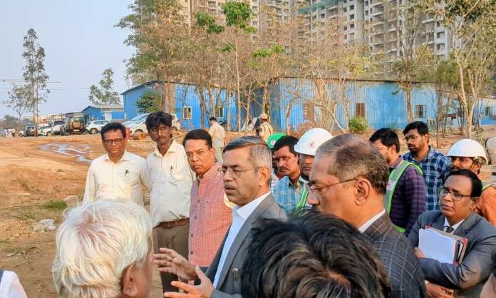 Chief Justice Inspects Site for High Court Judges’ Residential Villas at Rajendranagar