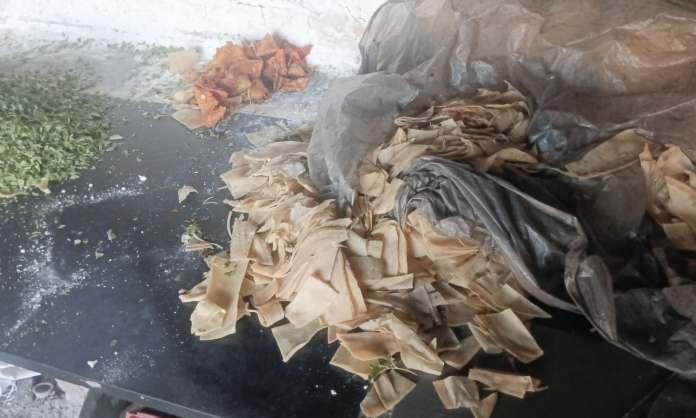Illegal Samosa Unit Busted in Hyderabad Using Spoiled Eggs and Reused Oil