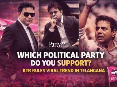 “Which Political Party Do You Support?” Trend Goes Viral; KTR and BRS Dominate in Telangana
