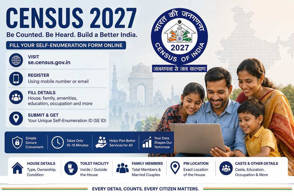 Census 2027: How to Fill Self-Enumeration Form Online and What Details You Need