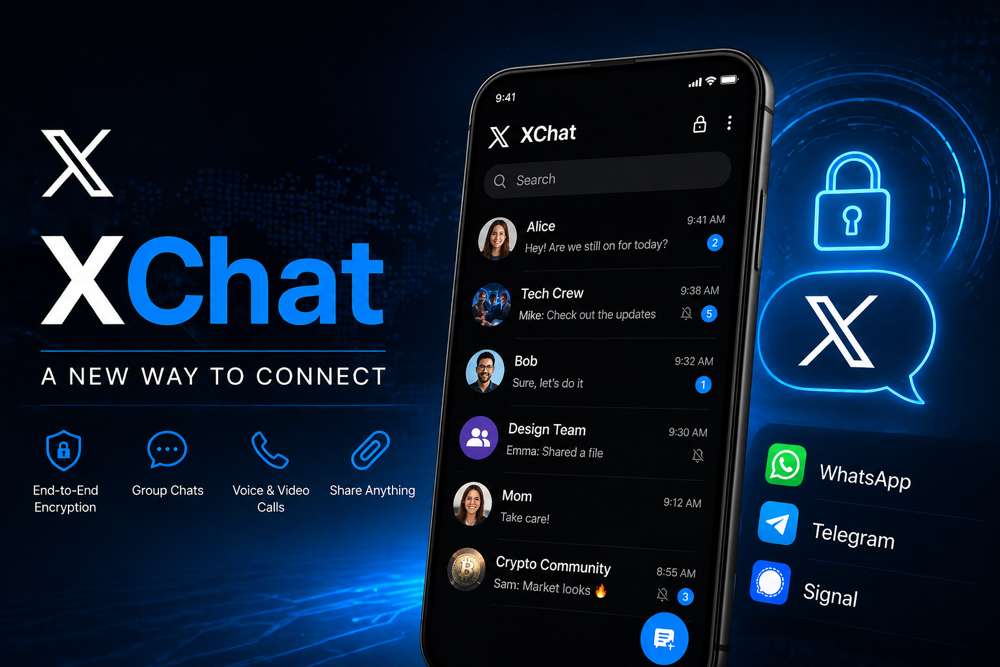 X Launchs “XChat” to Take on WhatsApp, Pushes Deeper Into Messaging Space