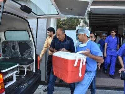 Green Channel Alert: Live Lungs Airlifted from Bengaluru to Hyderabad for Emergency Transplant