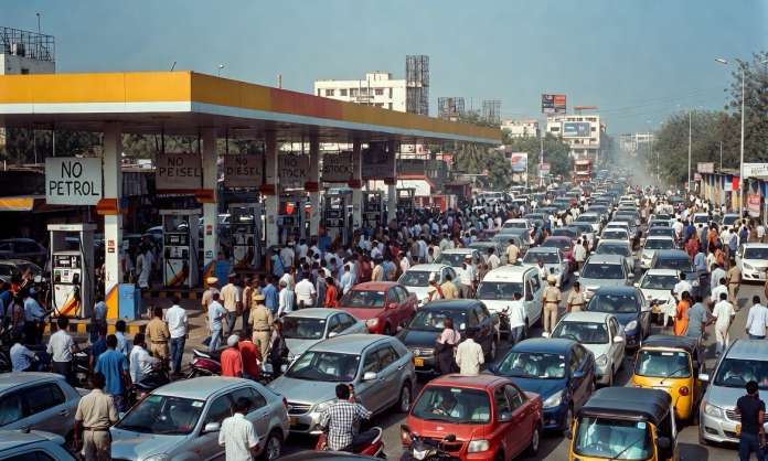 Hyderabad Fuel Chaos: Long Queues and ‘No Stock’ Boards Spark Panic