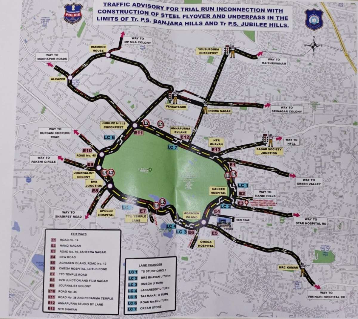 One-Way Traffic Trial Around KBR Park This Sunday From 11 AM to 1 PM