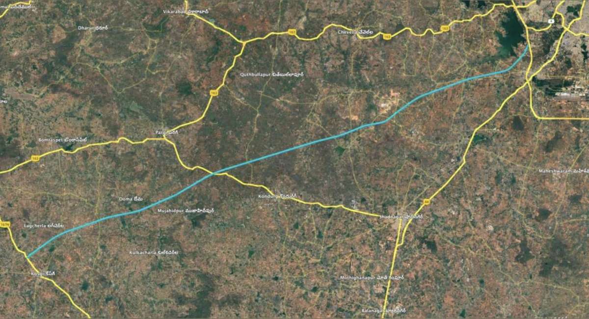 Radial Road-2 Project to Connect Shamshabad Airport with Kodangal Over 81 Kilometers