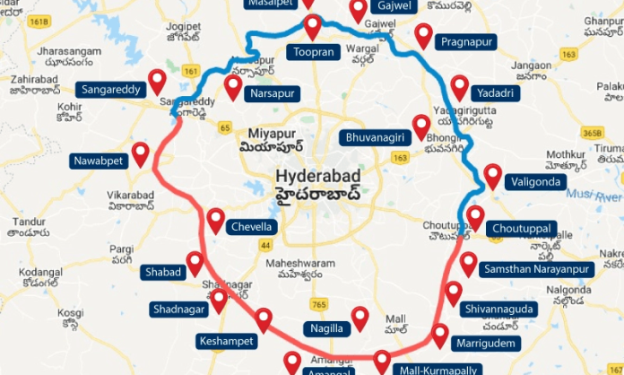 RRR Land Acquisition Speeds Up in Bhuvanagiri, Farmers Receive Compensation