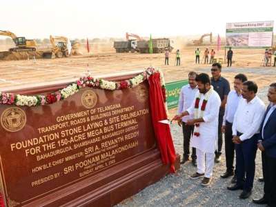Telangana Government Plans 150-Acre Mega Bus Terminal Near Shamshabad Airport