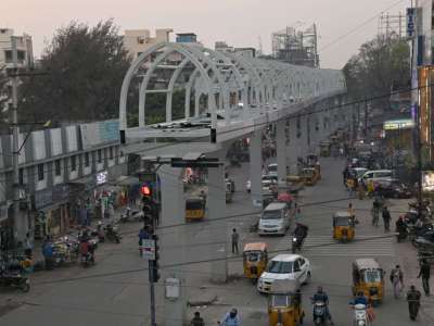 Traffic Diversions at Mehdipatnam for Skywalk Construction on April 10-11