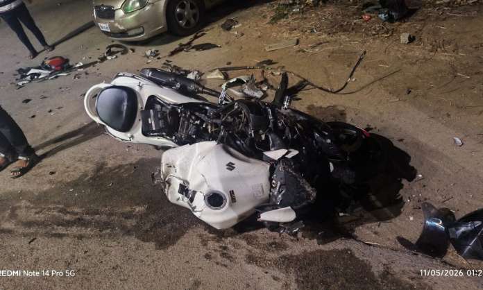 5 Killed as Speeding Bike Crashes into Car in Mahabubnagar
