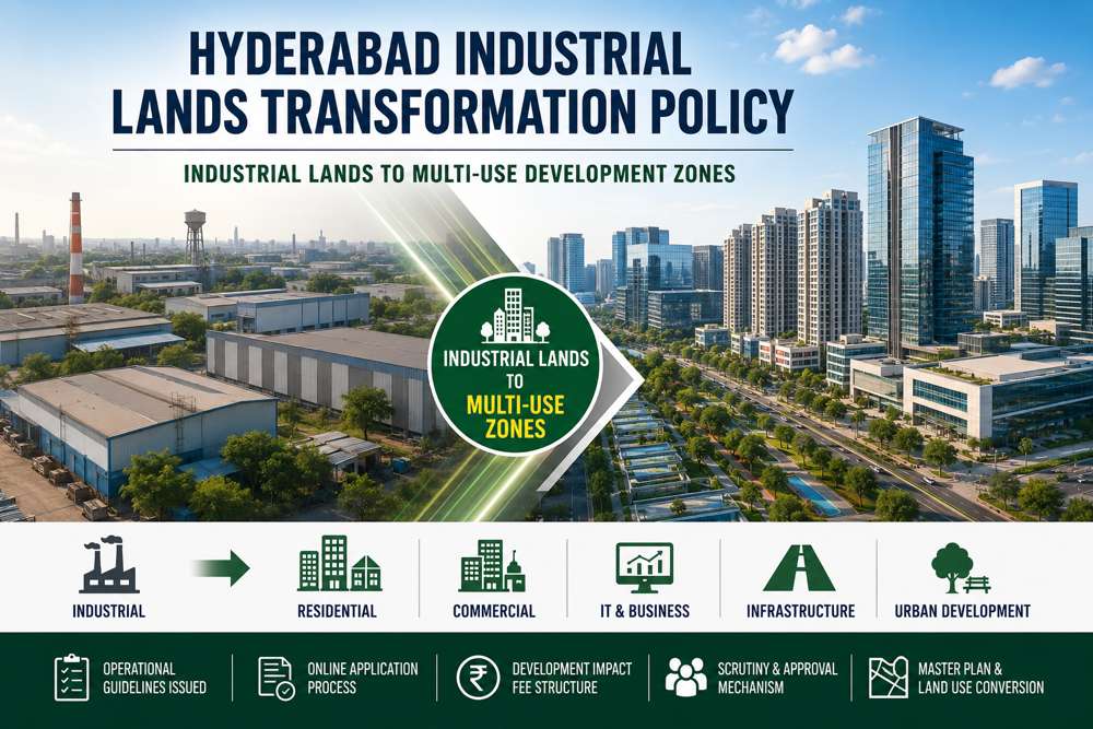 Telangana Issues Operational Guidelines for Hyderabad Industrial Lands Transformation Policy (HILTP)