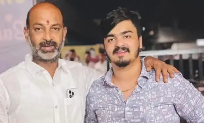 Bandi Sanjay Hands Over Son to Police for Questioning Following Allegations