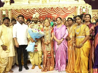 CM Revanth Reddy Attends Congress MLA’s Son’s Wedding in Grand Ceremony