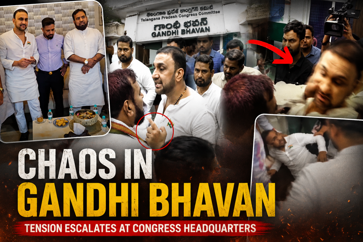 Congress Leaders Clash at Gandhi Bhavan Over Protocol Issues, Later Reach Compromise