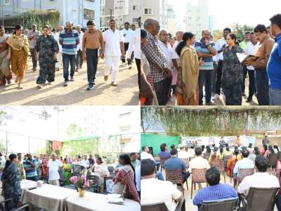 Cyberabad Commissioner Conducts Day 7 Field Visit to Gachibowli Ward Under One Ward Every Day Initiative