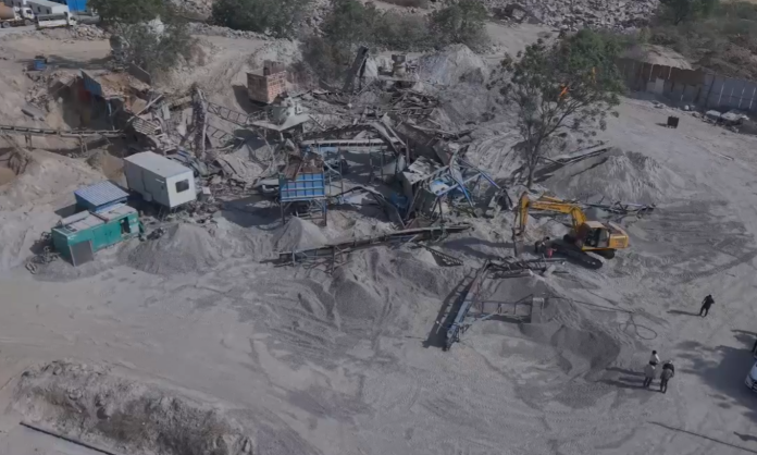 HYDRAA Demolishes 6 Illegal Stone Crushing Units in Telangana for Violations