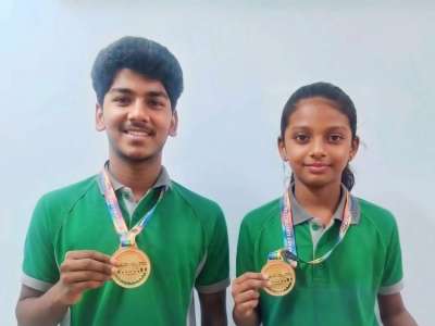 Narayana Schools Students Win Gold, Silver, Bronze in National Skating and MMA Championships