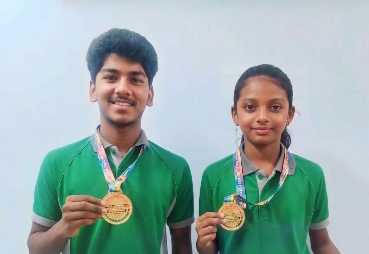 Narayana Schools Students Win Gold, Silver, Bronze in National Skating and MMA Championships