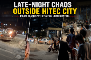 Police Bust Midnight Street Racing Near Niloufer Cafe in Madhapur