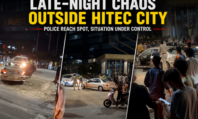 Police Bust Midnight Street Racing Near Niloufer Cafe in Madhapur