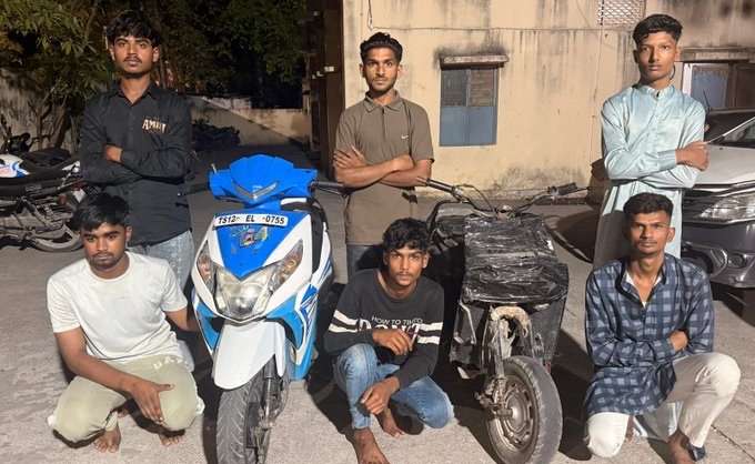 Six Youngsters Arrested for Dangerous Bike Stunts on Attapur Roads in Hyderabad
