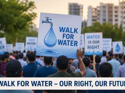 ‘Walk for Water’ Movement Announced Across Gandipet Mandal Over Severe Water Crisis