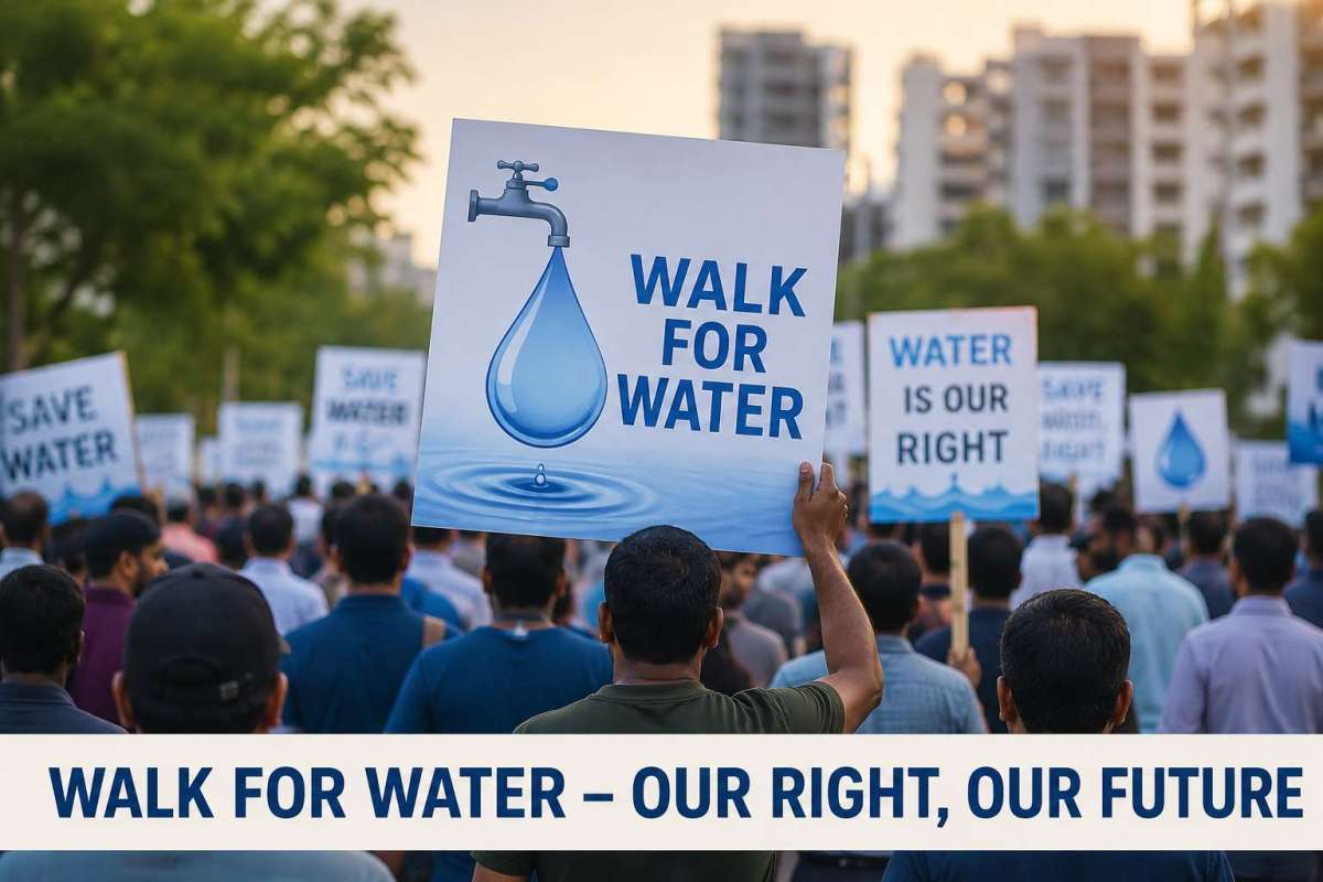 ‘Walk for Water’ Movement Announced Across Gandipet Mandal Over Severe Water Crisis