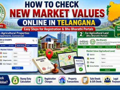 How to Check New Telangana Property Market Values Online