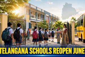 Telangana Schools Reopening Postponed to June 15; July 11 Declared Working Day