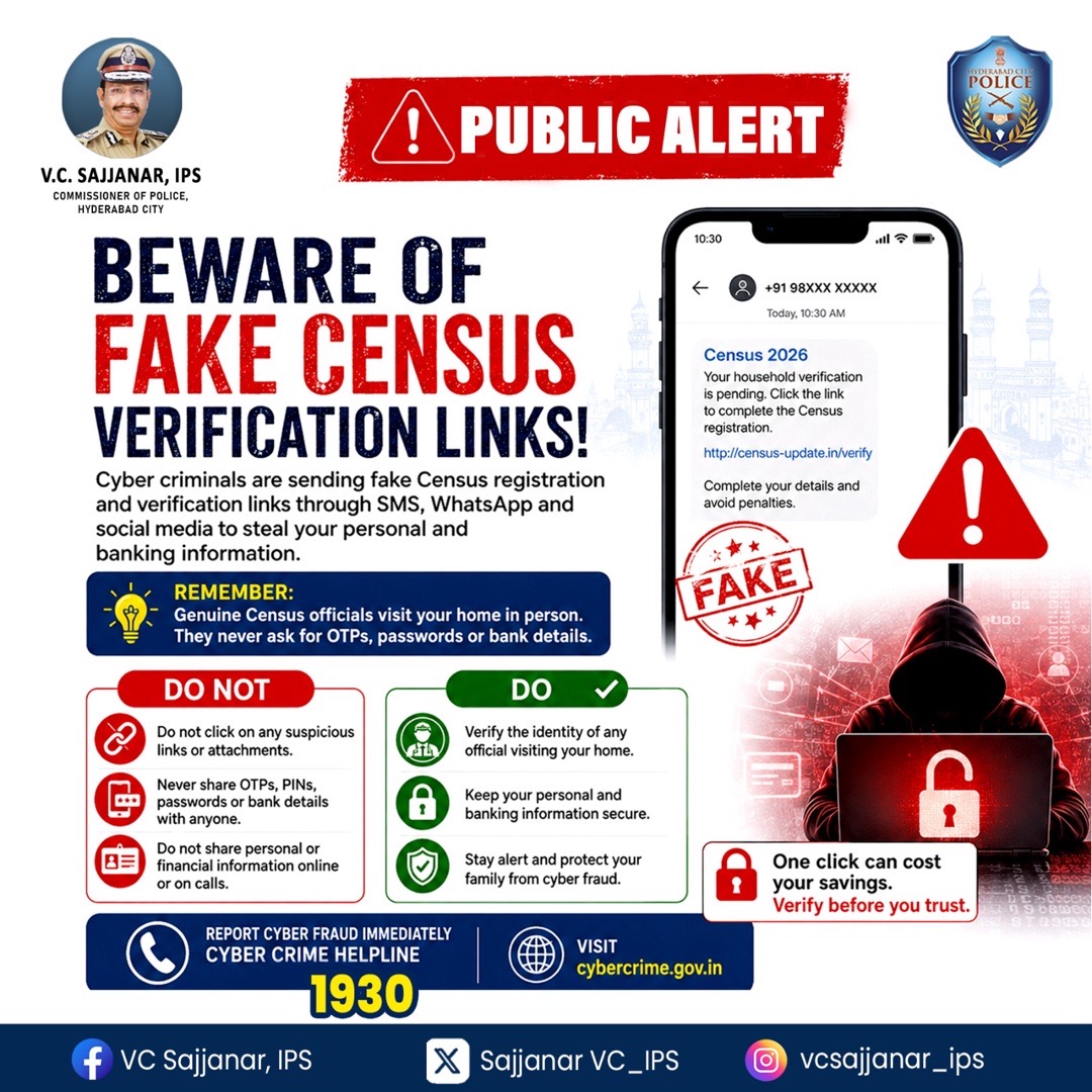 Beware of Fake Census Verification Links: Protect Your Personal Information from Fraudsters
