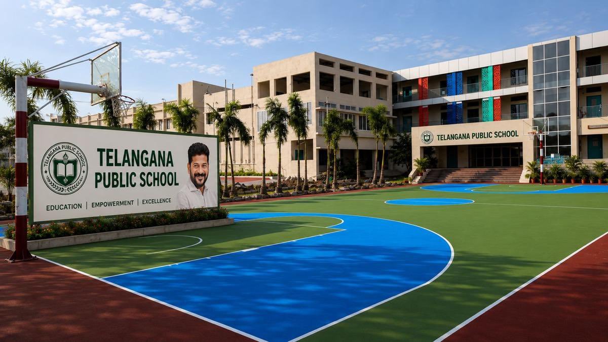 CM Revanth Reddy Inaugurates First Telangana Public School in Arutla Village