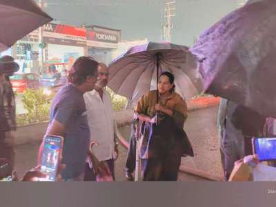 Cyberabad Municipal Commissioner Reviews Tellapur Ground Situation Amid Rain Alerts and Flooding Concerns