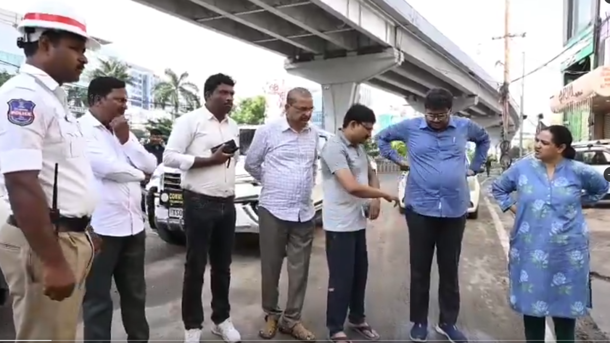 Cyberabad Municipal Team Review and Corrective Measures Following Heavy Rainfall