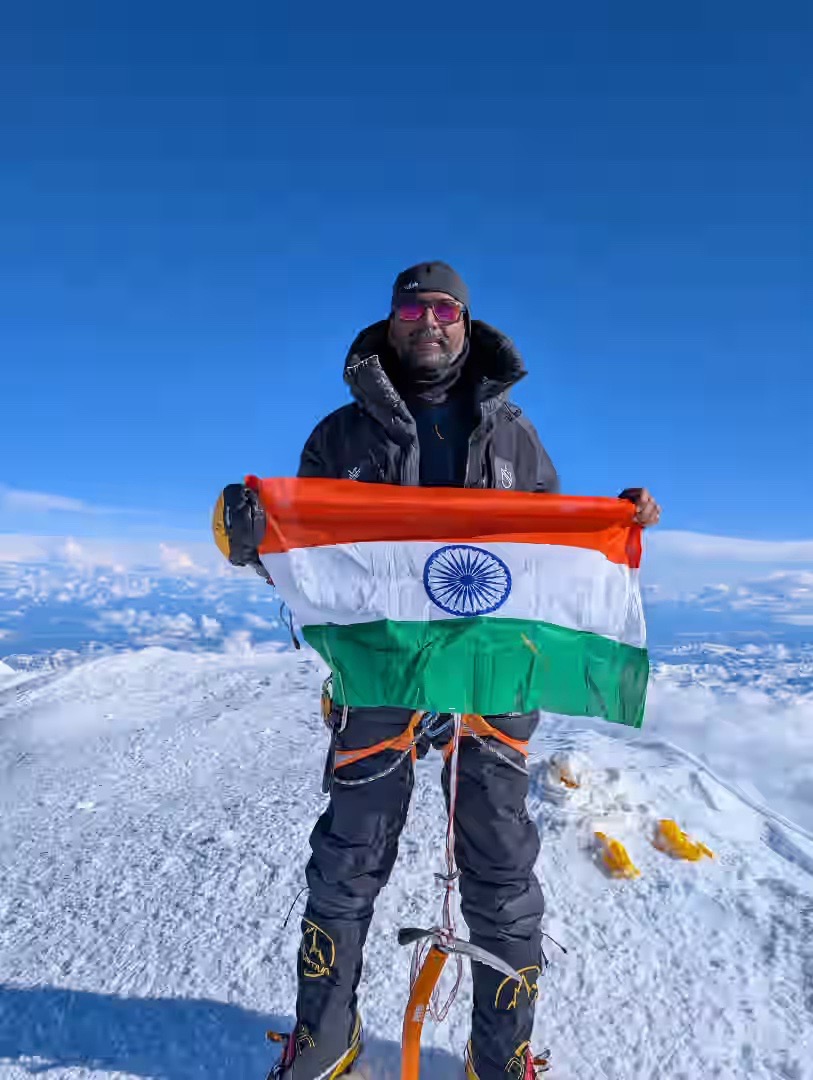 Dr. Rajashekhar Becomes First South Indian Doctor to Complete Seven Summits Challenge After Scaling Mt. Denali