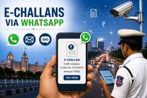 Telangana Government to Send Traffic Challans via SMS, WhatsApp and Email; New Notification Issued