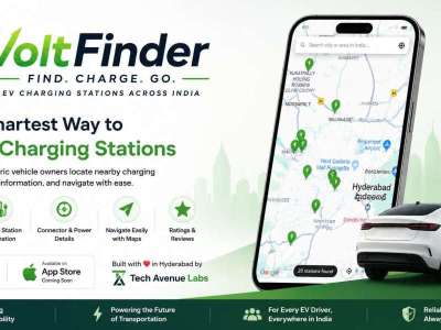 Hyderabad Startup Launches VoltFinder, an EV Charging Station Locator App for India