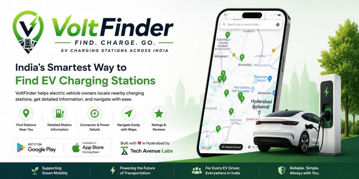 Hyderabad Startup Launches VoltFinder, an EV Charging Station Locator App for India