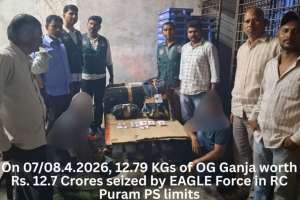 International Hydroponic Cannabis Smuggling Syndicate Busted by Telangana EAGLE Force; 40 Identified, 10 Arrested