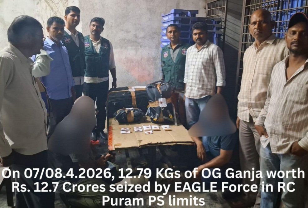 International Hydroponic Cannabis Smuggling Syndicate Busted by Telangana EAGLE Force; 40 Identified, 10 Arrested