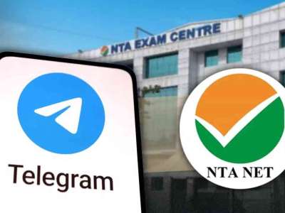 NEET re-exam restrictions on Telegram