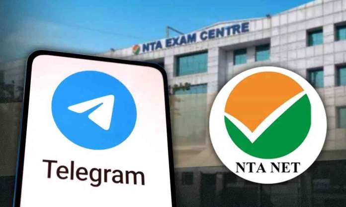 NEET re-exam restrictions on Telegram