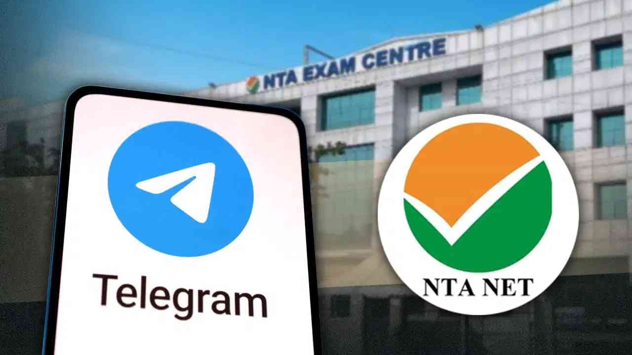 NEET re-exam restrictions on Telegram