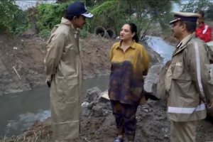 Telangana DGP CV Anand Reviews Pre-Monsoon Measures at Malkam Cheruvu Hyderabad