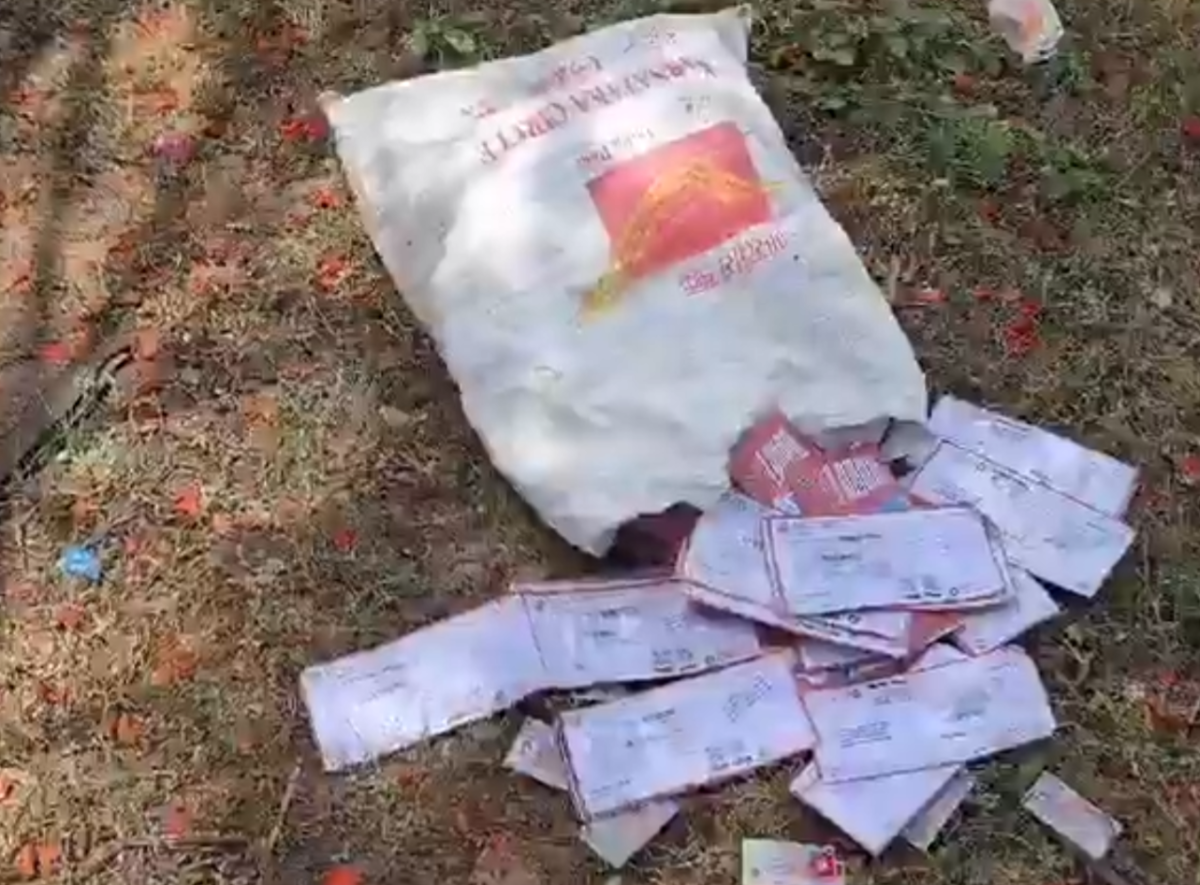 500+ Voter ID Cards Found Dumped Roadside in Hyderabad’s Jalpally Area