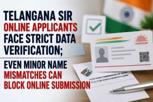 Telangana SIR Online Applicants Face Strict Data Verification; Even Minor Name Mismatches Can Block Online Submission